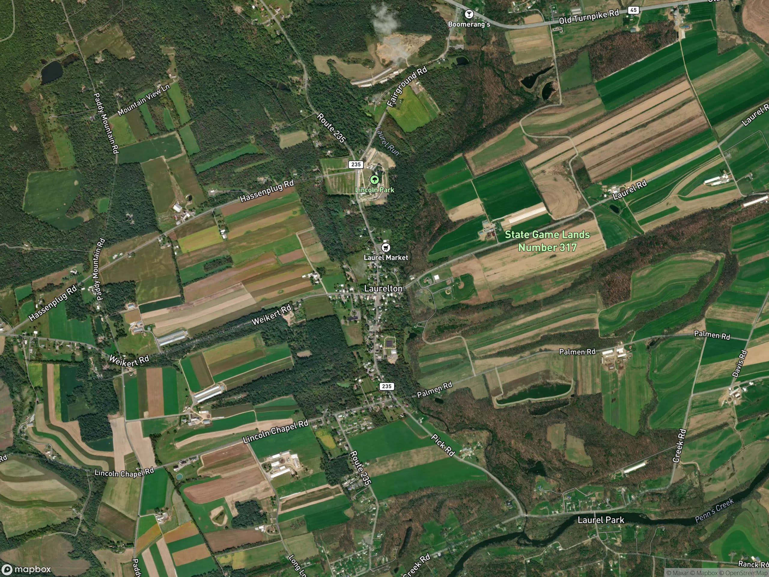 Map of Laurelton