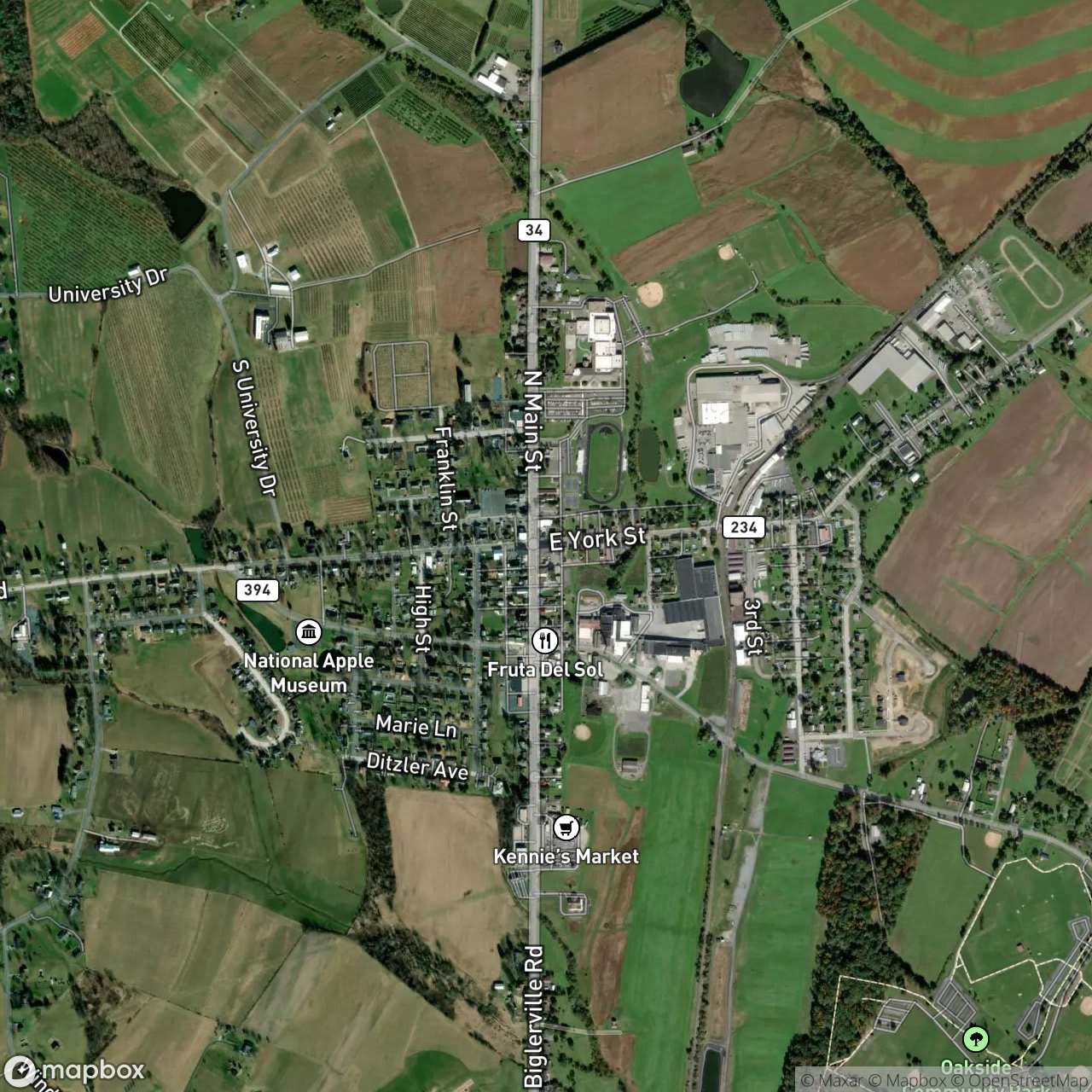 Map of Biglerville