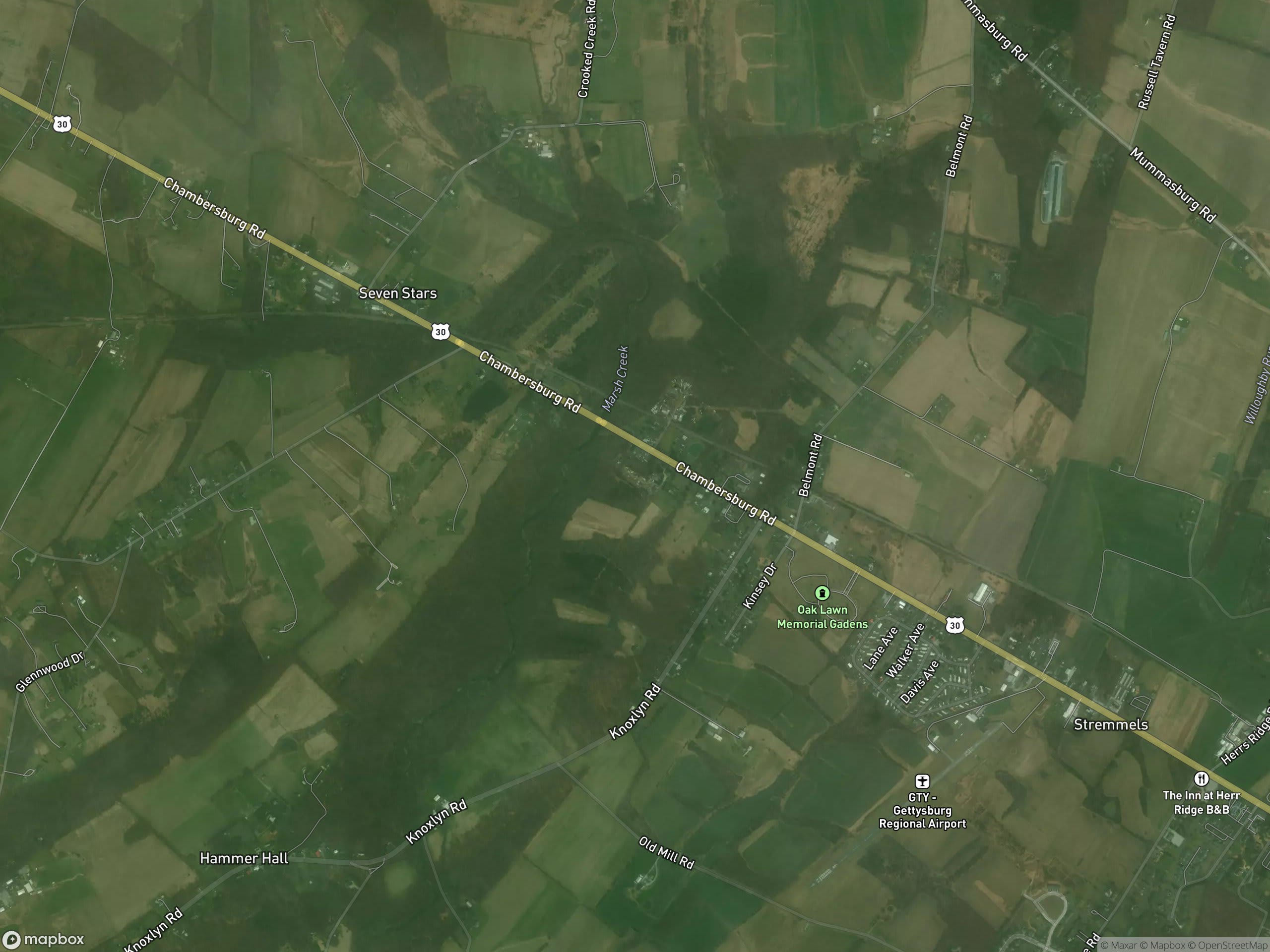 Map of Adams County