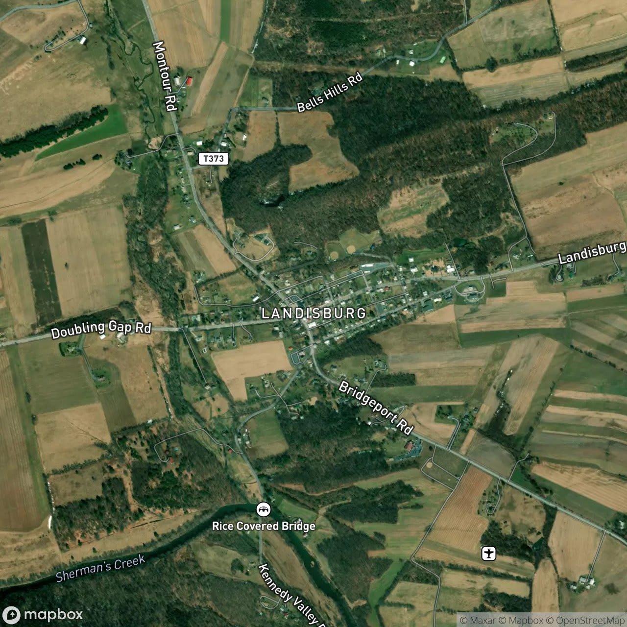 Map of Landisburg