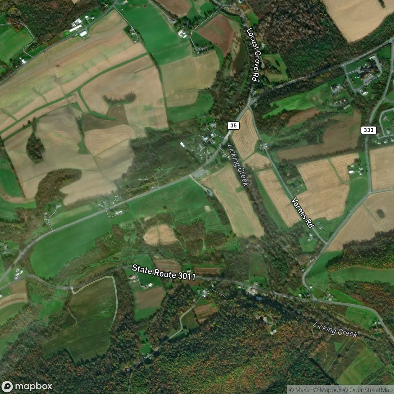 Map of Juniata County