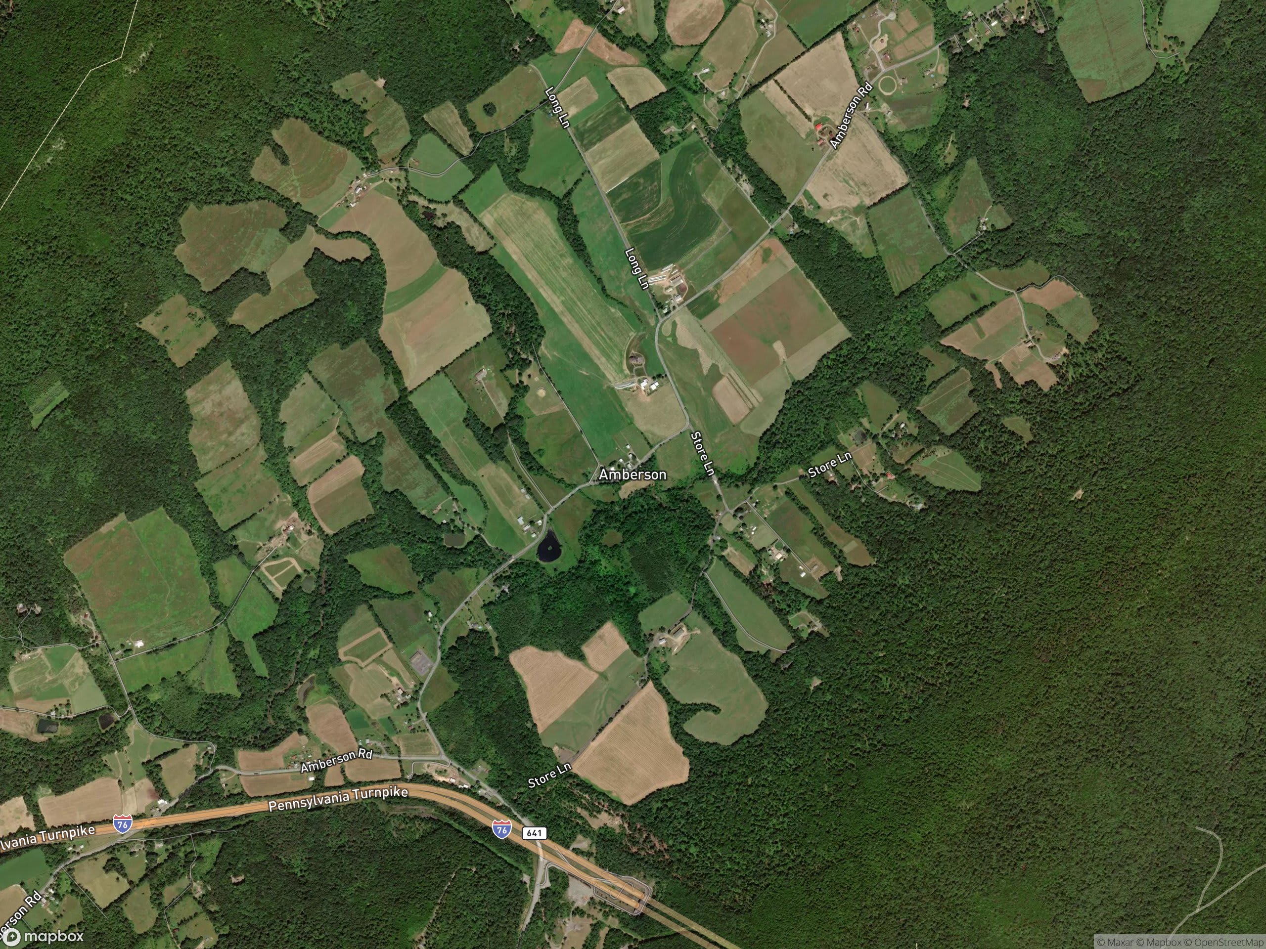 Map of Amberson