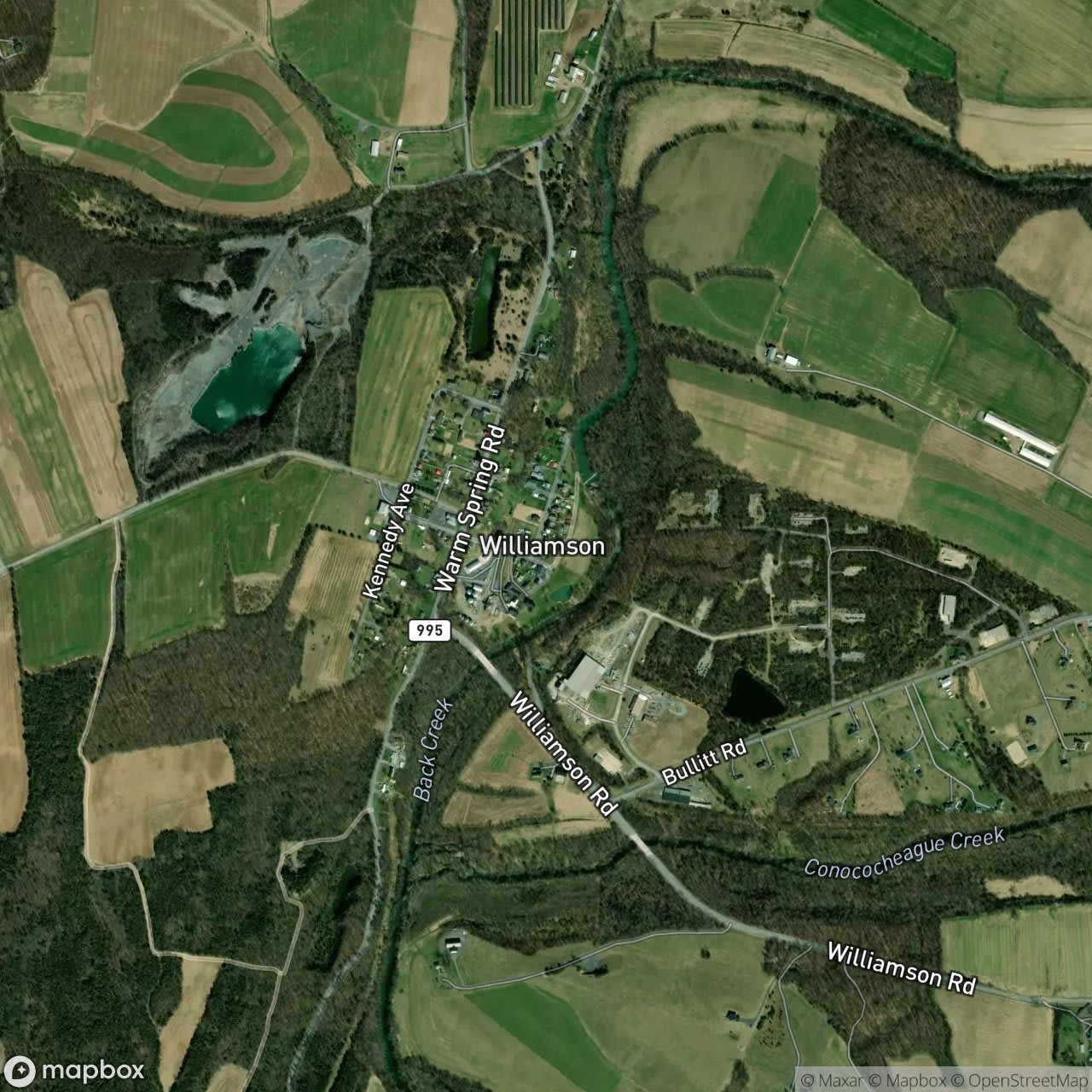 Map of Williamson