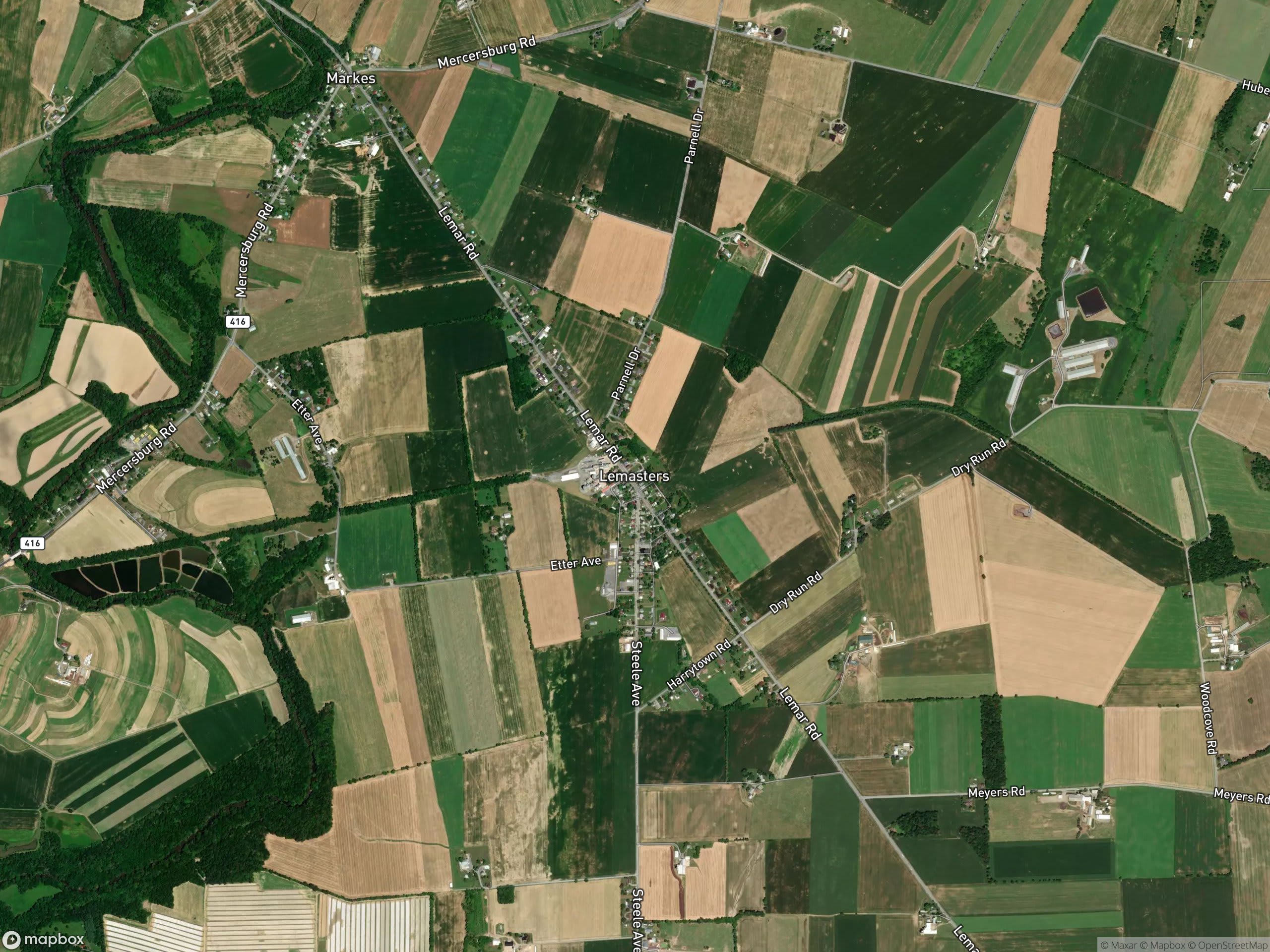 Map of Lemasters
