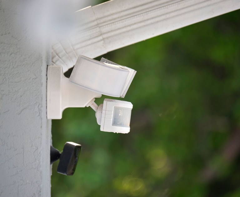Motion sensor outside a home