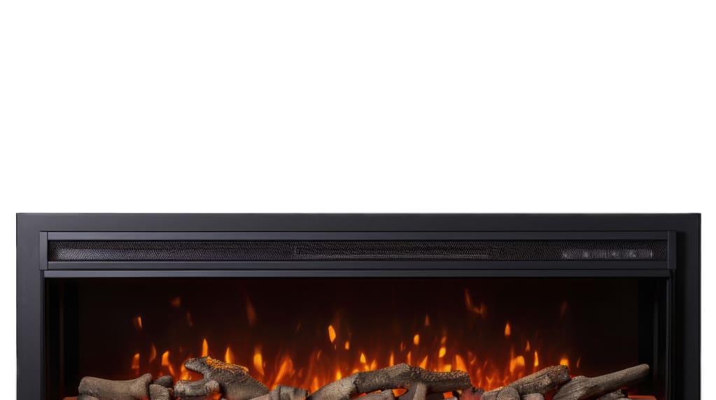 Electric fireplace installed by an electrician near me