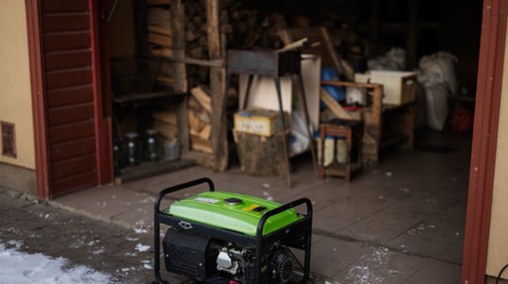 Portable generator hooked up safely by electrician near me