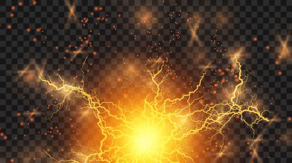 Large surge that whole-house surge protection could protect against