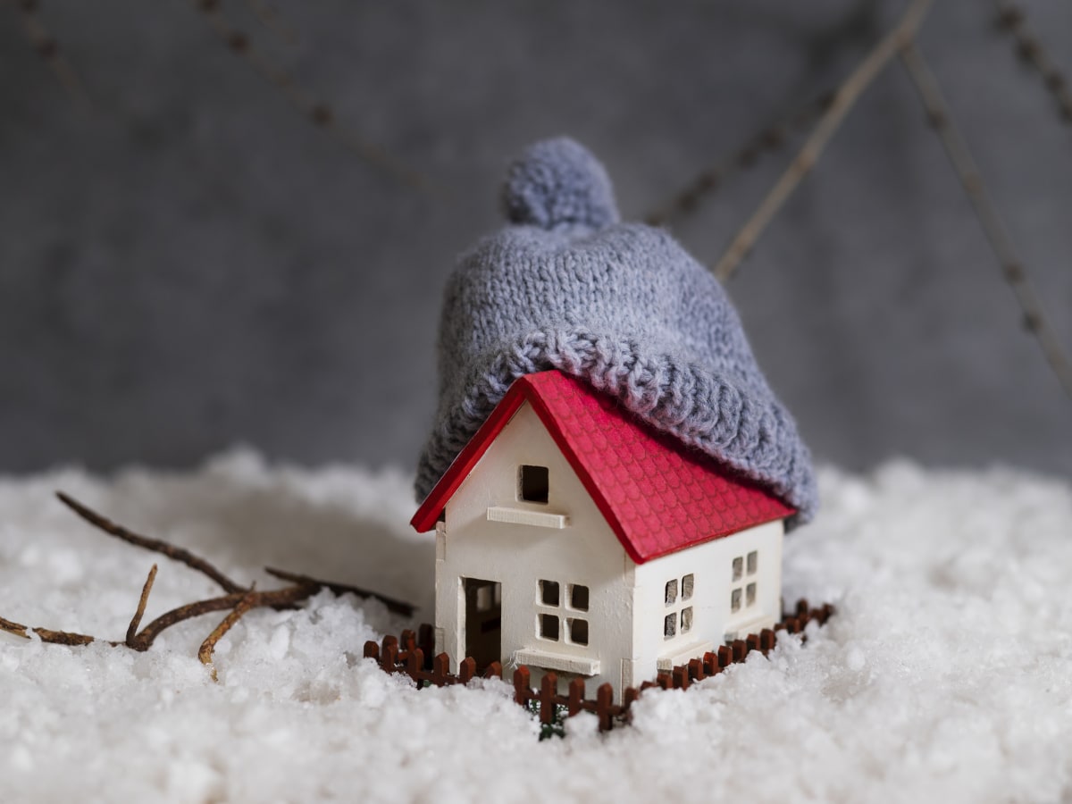 Cozy winter house
