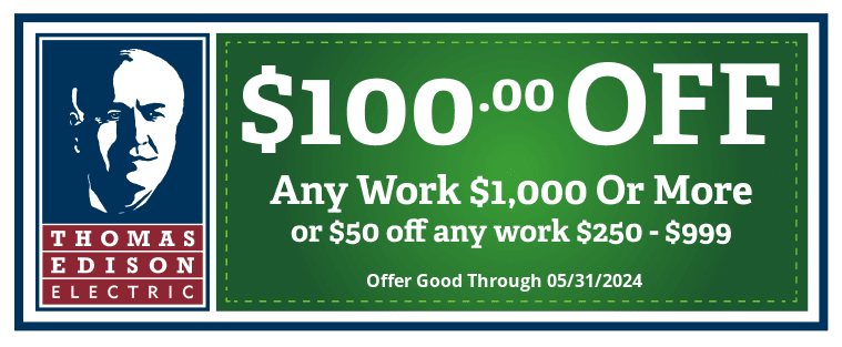 Coupon for $100 off any work $1000 or more, or $50 off any work $250 through $999. Expires 05/31/2024.