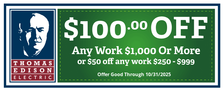 Coupon for $100 off any work $1000 or more, or $50 off any work $250 through $999. Expires 10/31/2025.