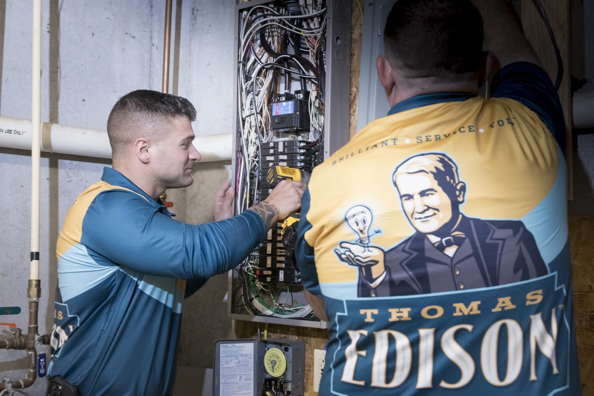 Thomas Edison Electric electrician: Jay Z and Mike H On Panel in Broomall