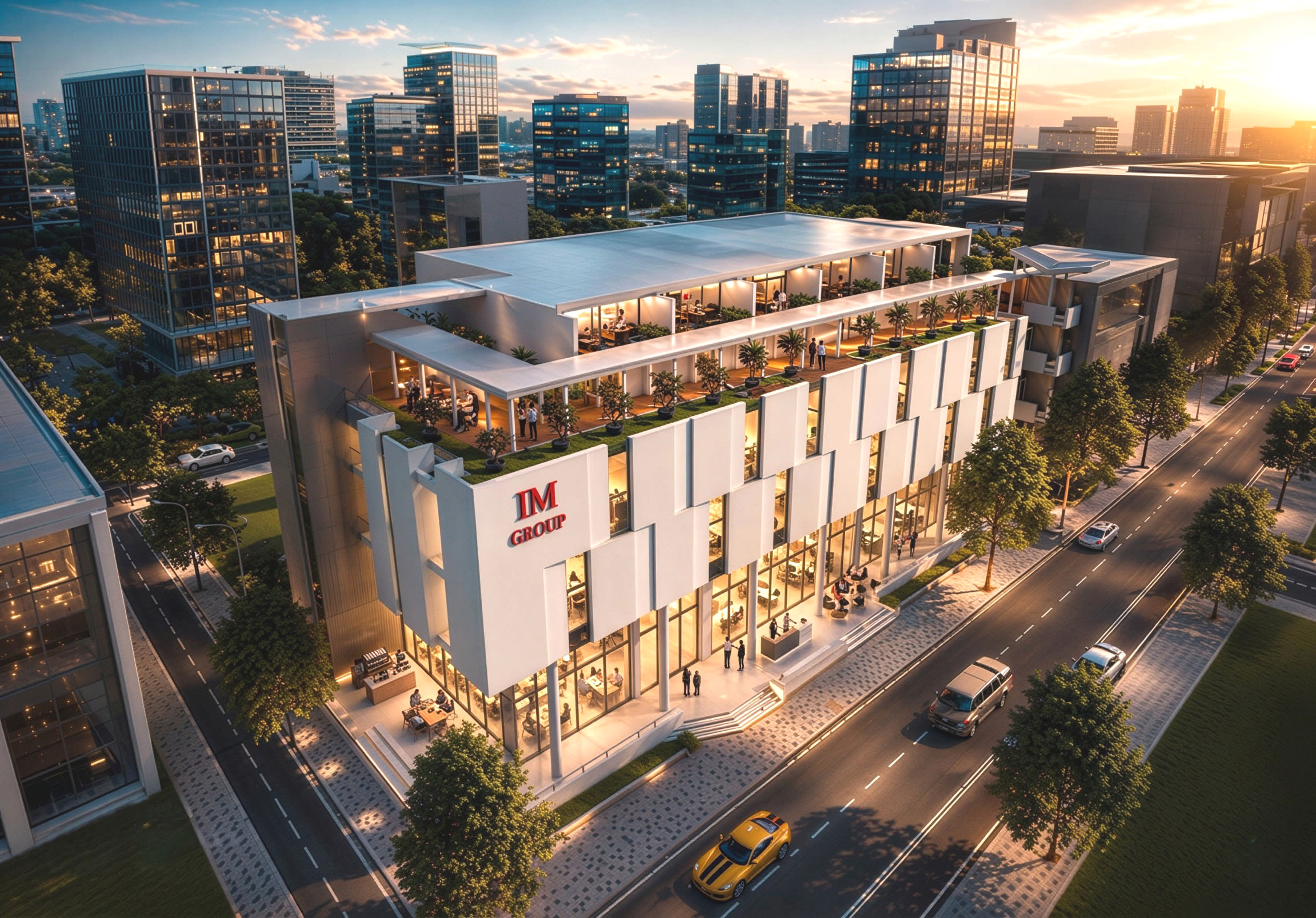 New Office and Mall