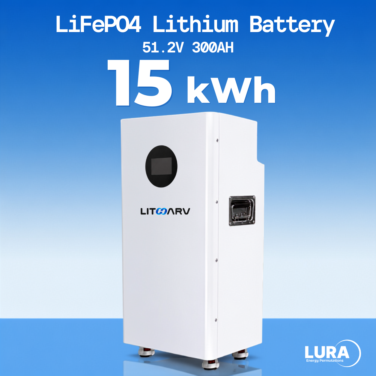 51.2V 15KWH LiFePO4 Battery