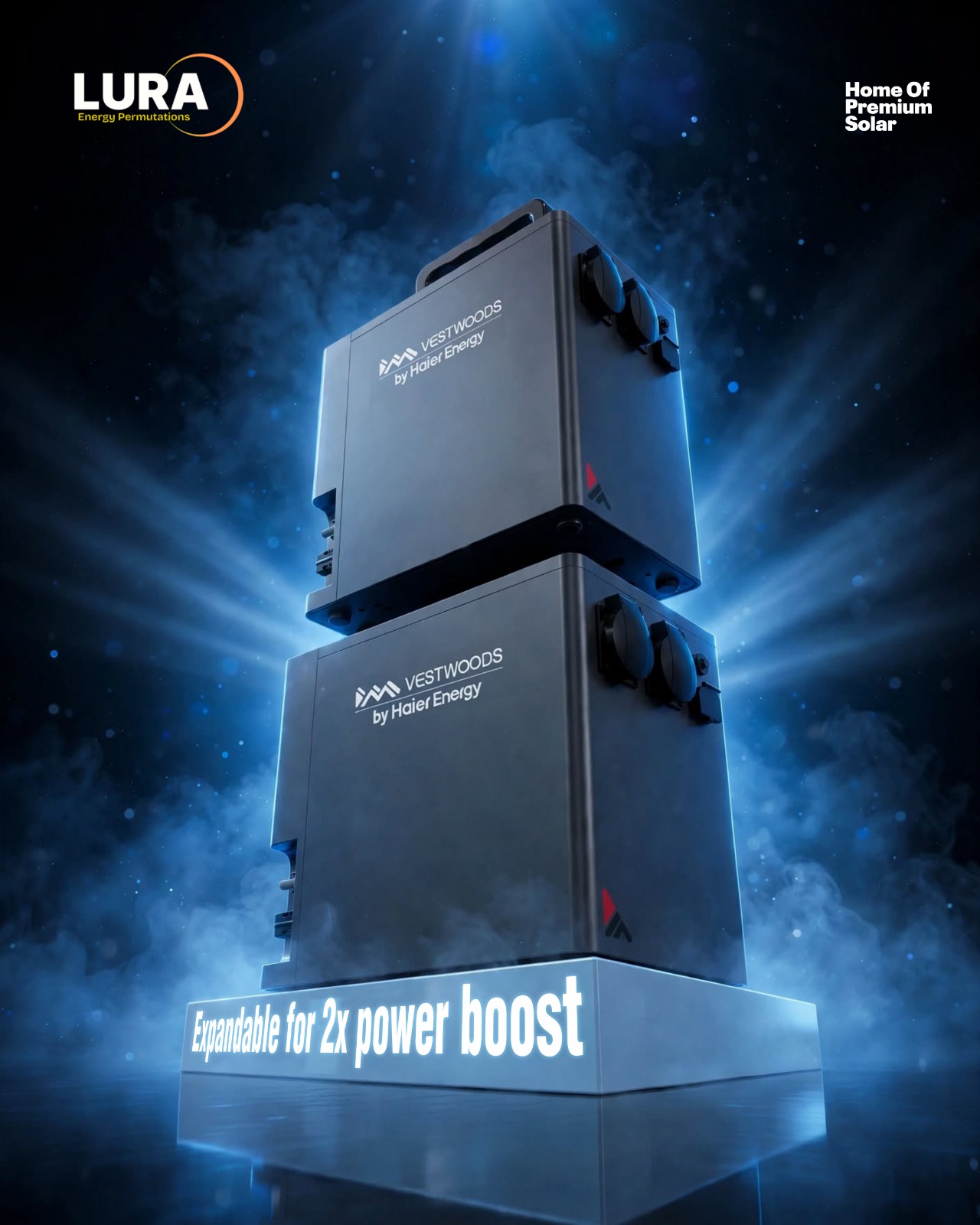 Vestwood All-in-One — Portable Solar Power Station 1kW/2kWh