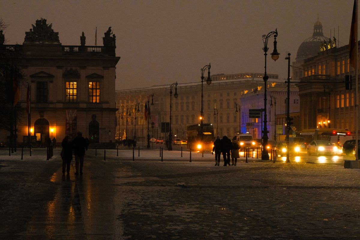 A city street in Berlin