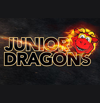 jr dragons youth football logo pop warner