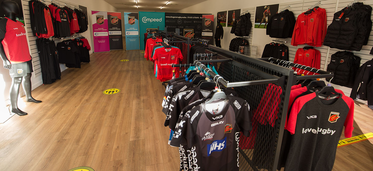 dragons rugby store