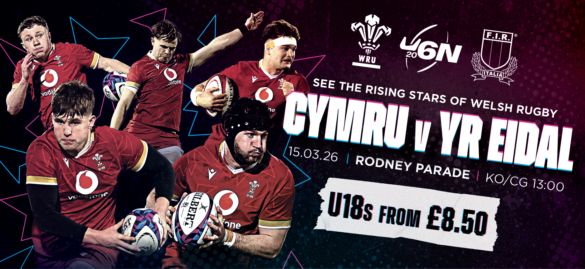 Walney Rugby Dragon News : Countdown to Wales U20s at Rodney Parade