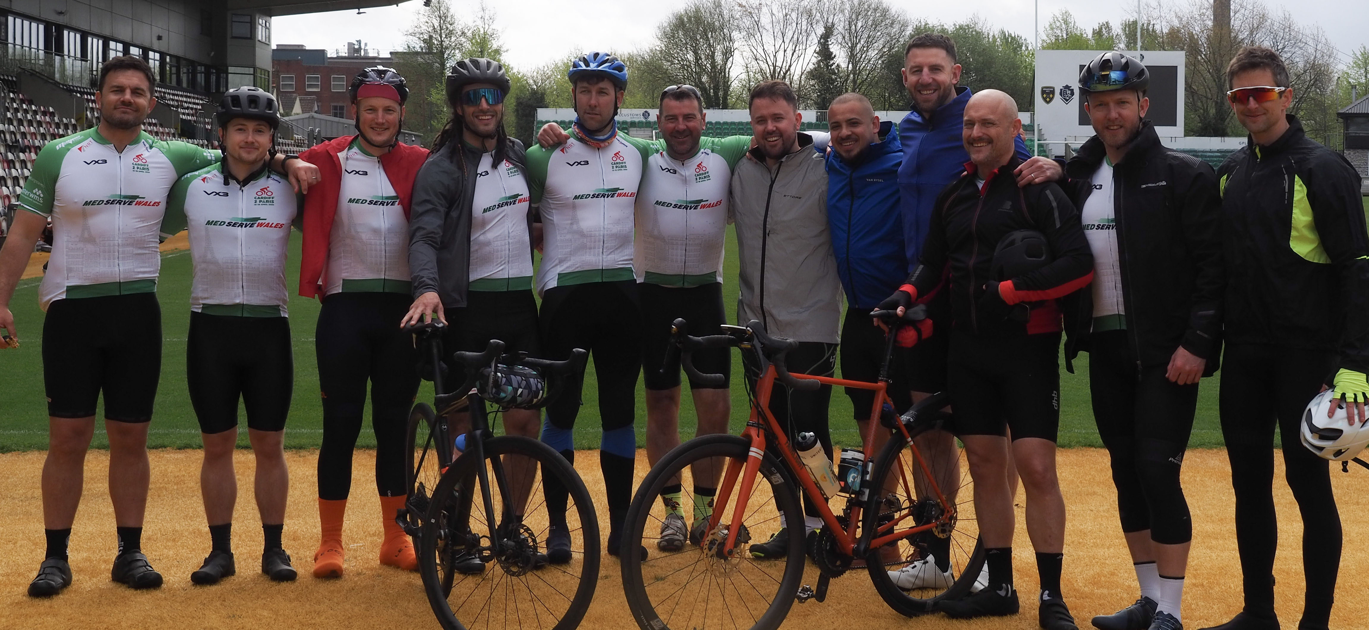 Dragon News : Dragons welcome MEDSERVE charity challenge