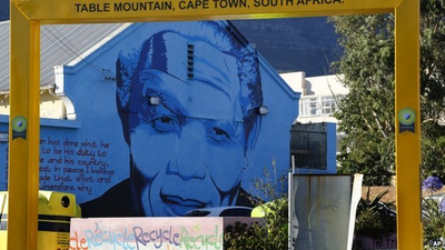  People gathered in Freedom Park at dawn to pray on the first anniversary of Mandela’s death