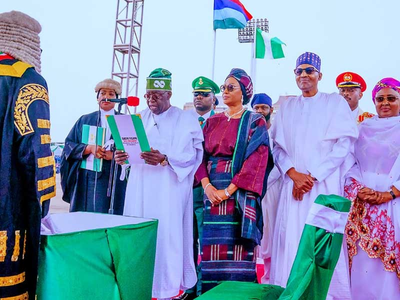 Tinubu takes his Oath