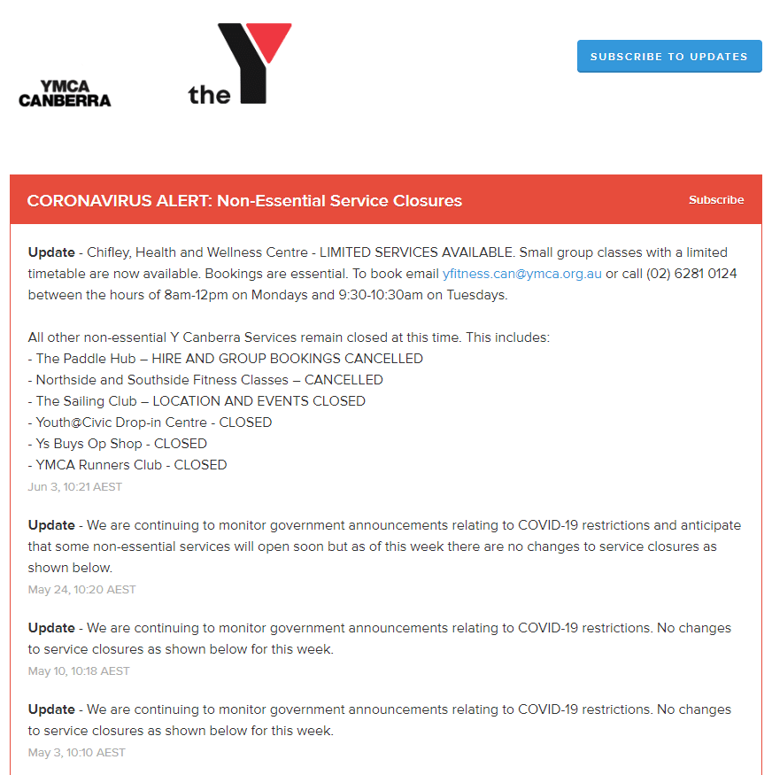 The Y Alerts