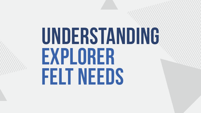 Kit Understanding Explorer Felt Needs thumbnail