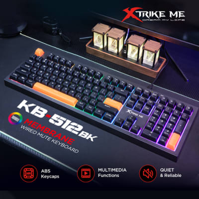 XTRIKE ME KB-512 black wired keyboard