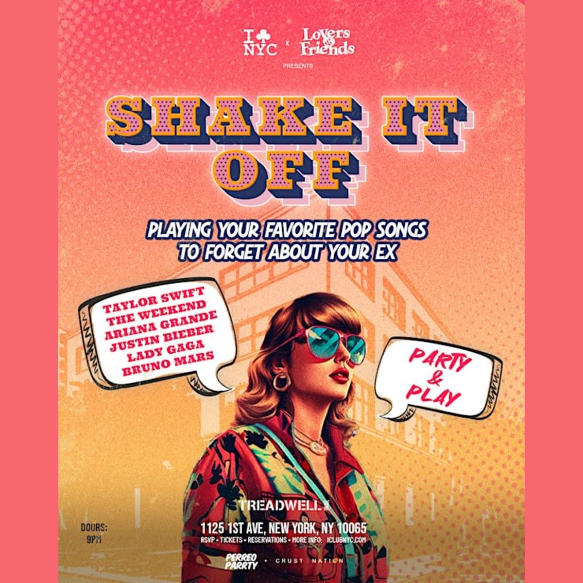 Treadwell NYC - Shake it Off - Dance Party Games & Cocktails in