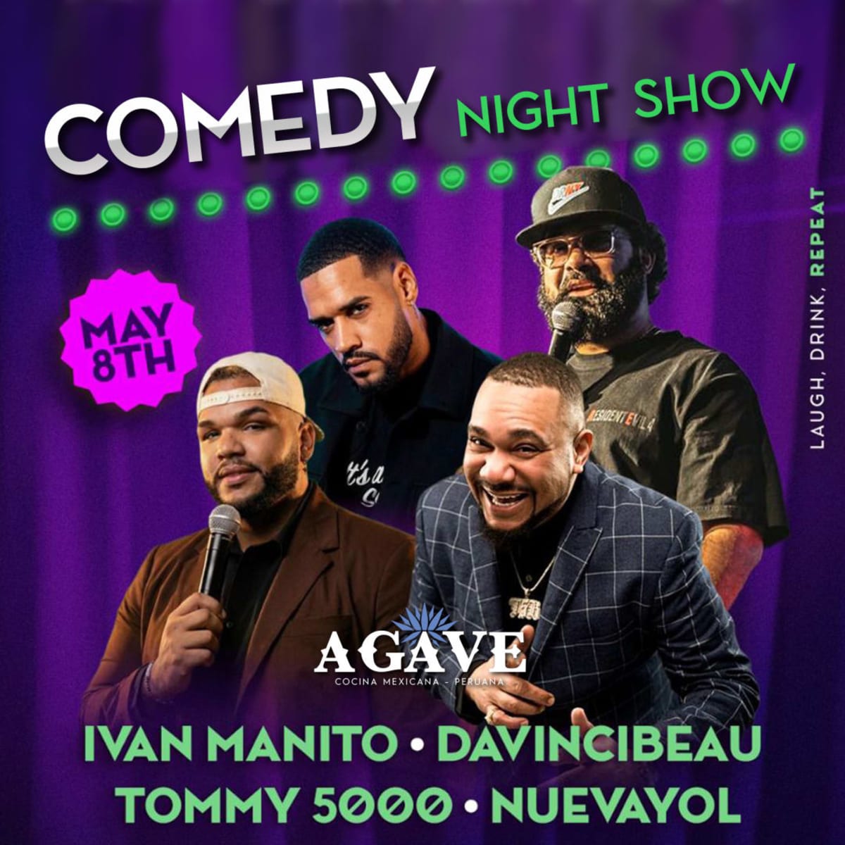 ミュージック CYNTIA ONE-MAN LIVE SHOW NIGHT AND DAY COMEDY NIGHT SHOW in Wallington - Tickets 2026-05-08 | Agave