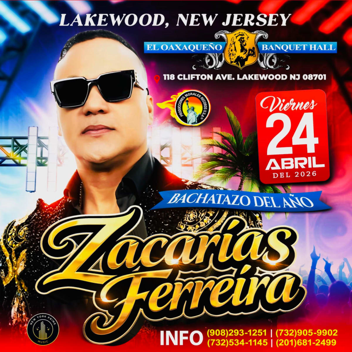 ZACARIAS FERREIRA En LAKEWOOD NJ in Lakewood - Tickets 2026-04-24