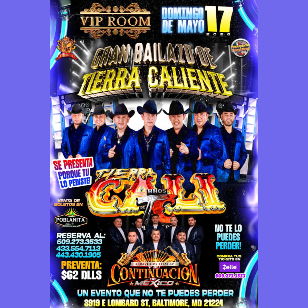 Gran Bailazo de Tierra Caliente in Baltimore - Tickets 2026-05-17