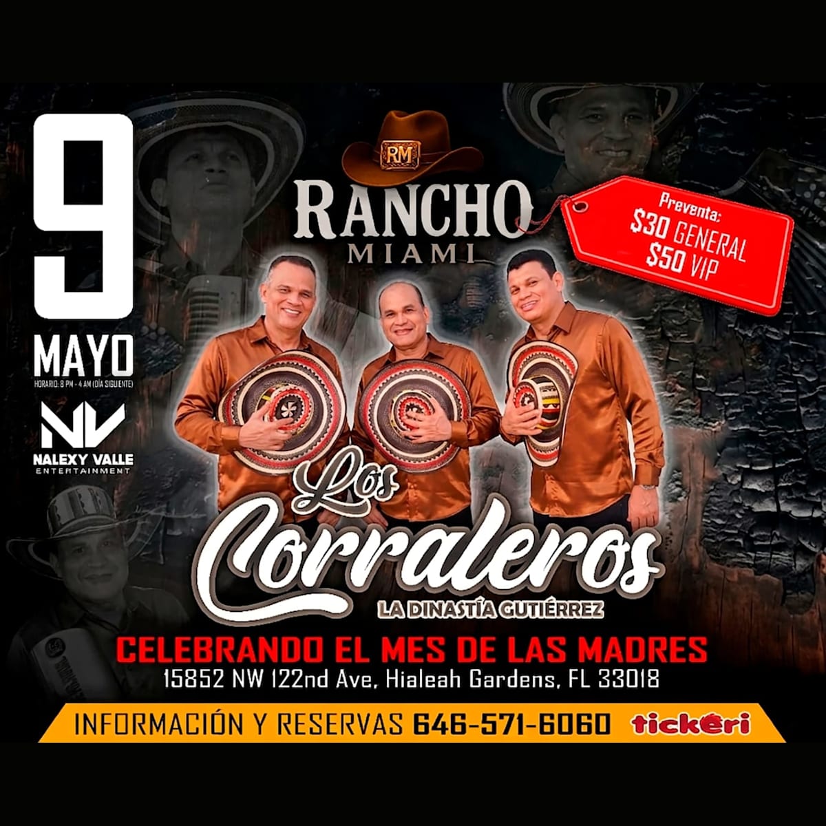 CELEBRA EL MES DE LAS MADRES EN CON LOS ORIGINALES CORRALEROS DINASTIA ...