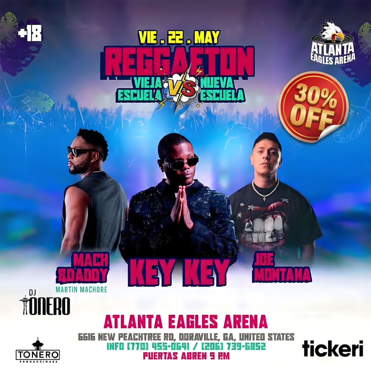 Key Key - JoeY Montana- Mach and Daddy en Atlanta in Doraville