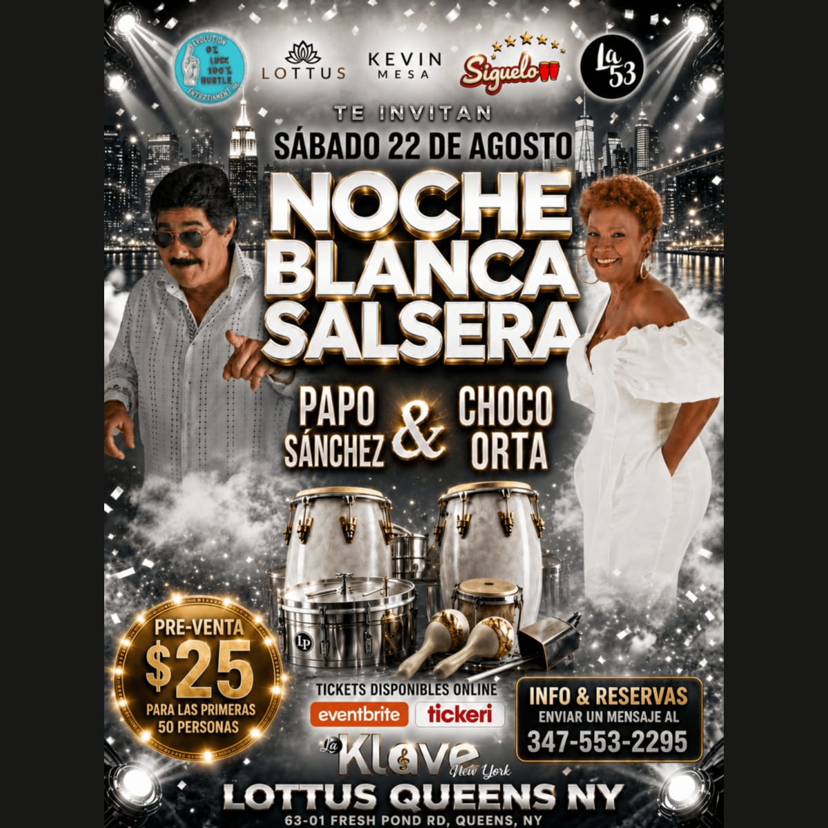 【超レア】san 「flor y fiesta,zaragoza」 La Noche Blanca Salsera Choco Orta Papo Sanchez La Klave Queens NY