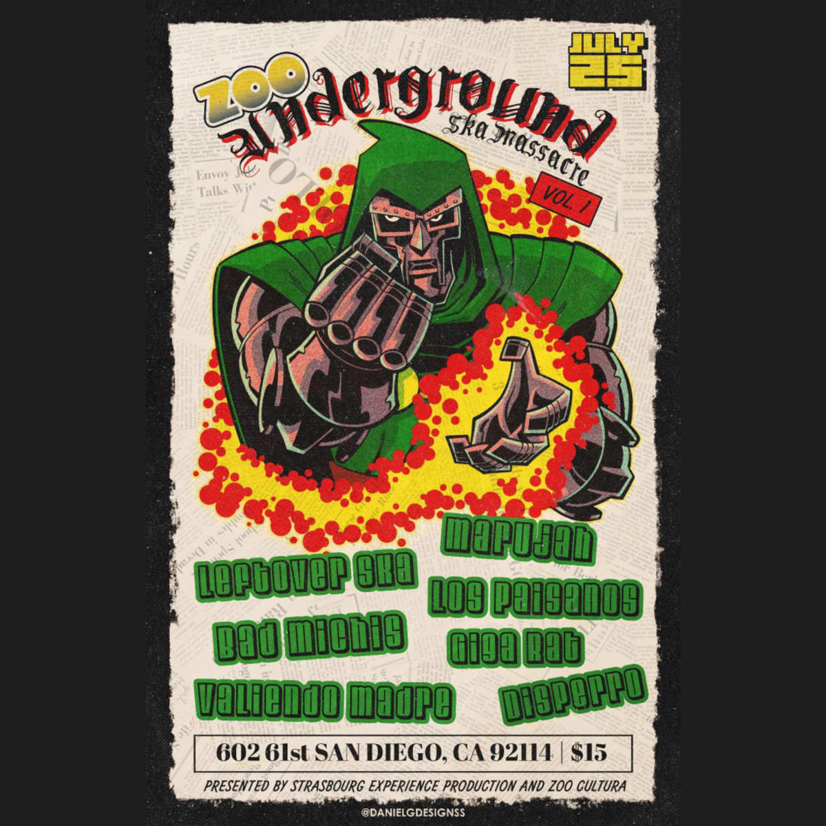 Zoo Underground Vol.1 in San Diego - Tickets 2026-07-25 | San Diego