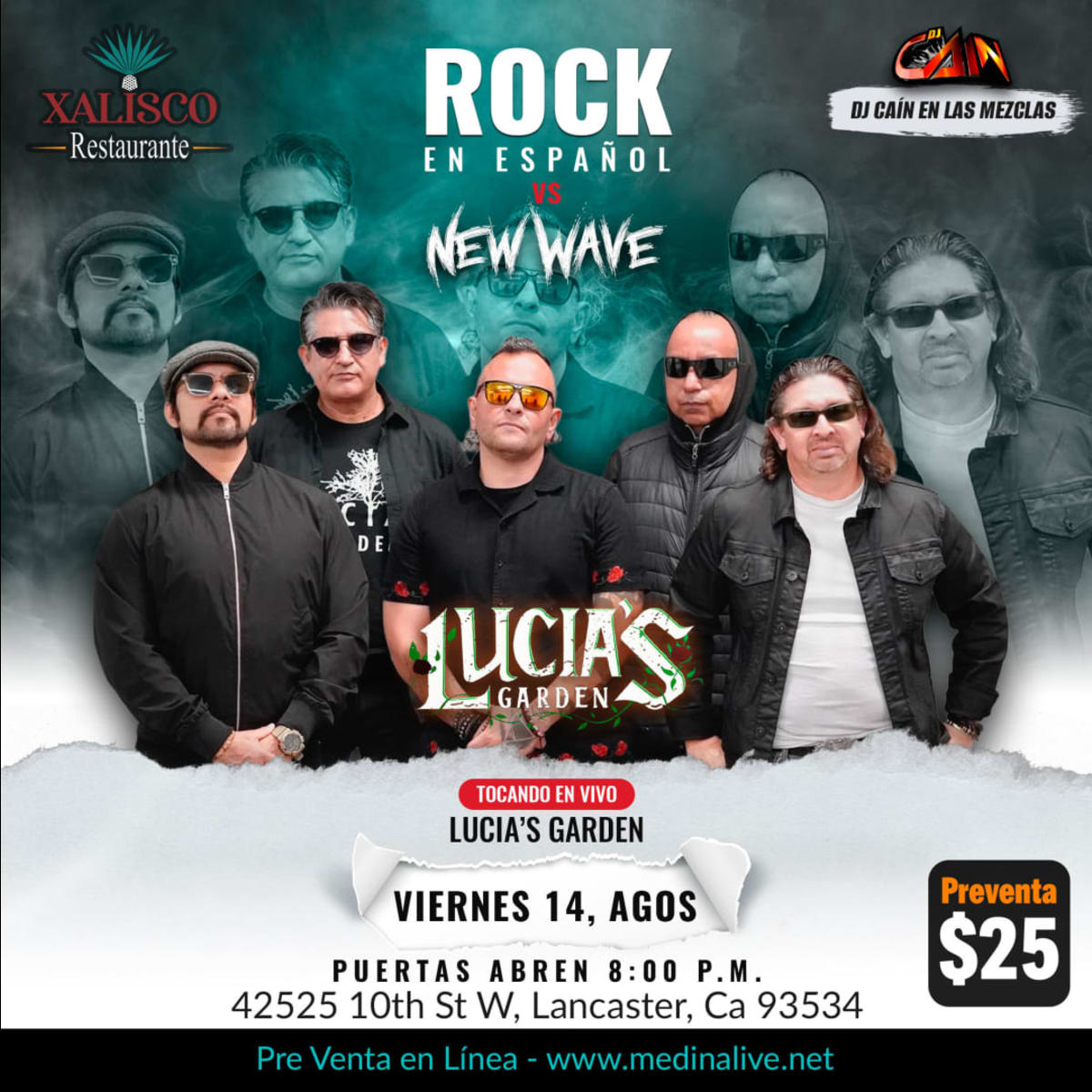 Rock en Español vs New Wave in Lancaster - Tickets 2026-08-14