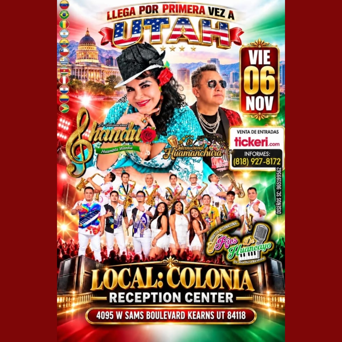 SHANDU LA WAMBLA WANKA EN UTAH ORQUESTA COMPLETA in Kearns