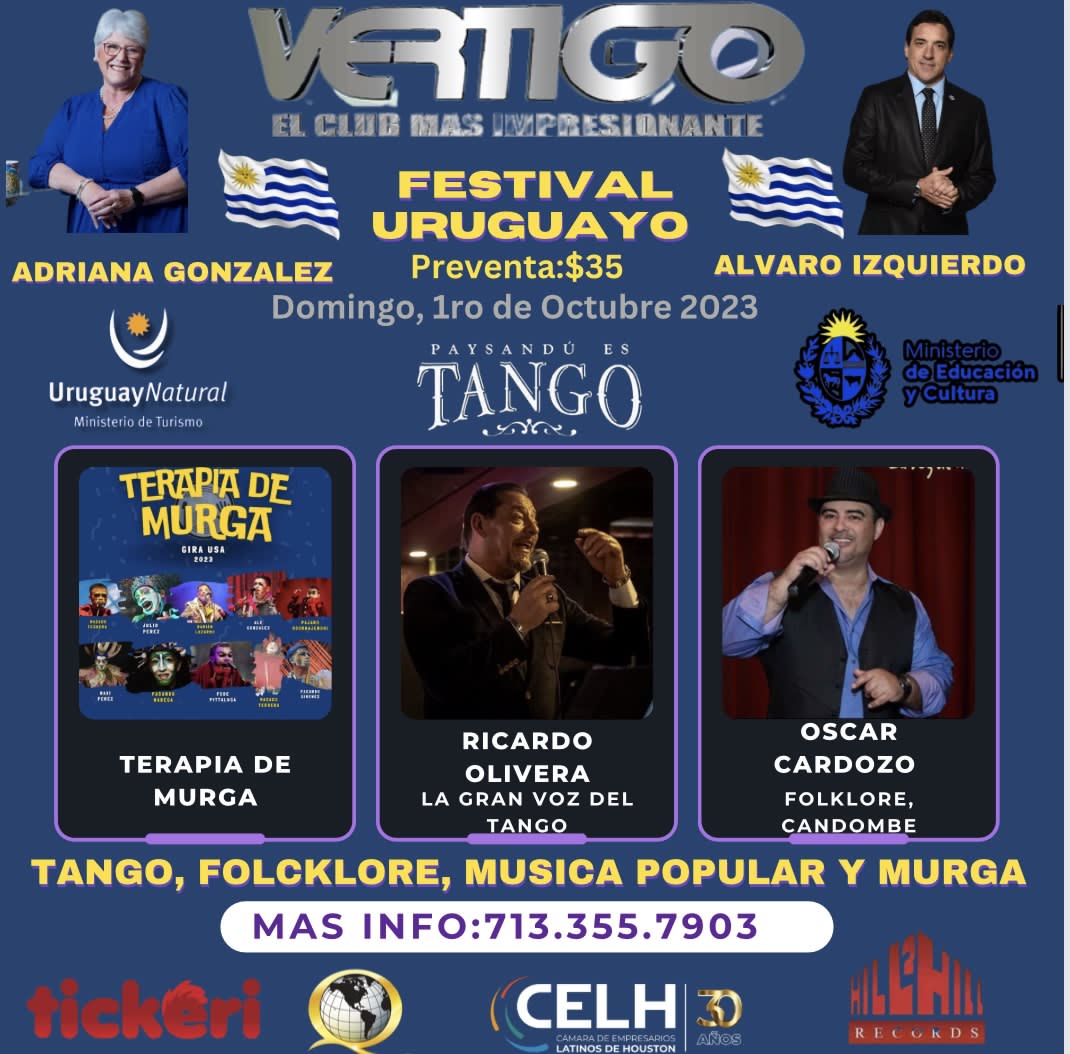 Event - Festival Uruguayo- Tango, Folklore , Candombe y Murga