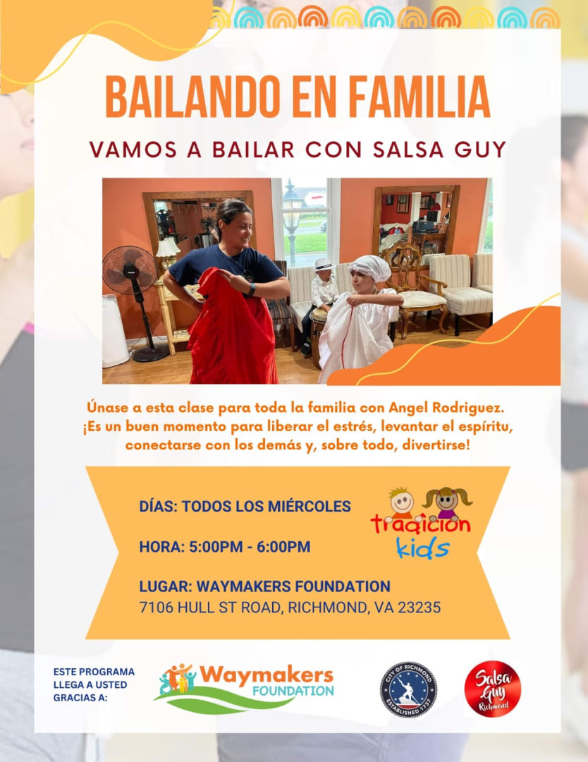 Event - FREE - Bailando en Familia en Waymakers Foundation - SalsaRichmondSGR