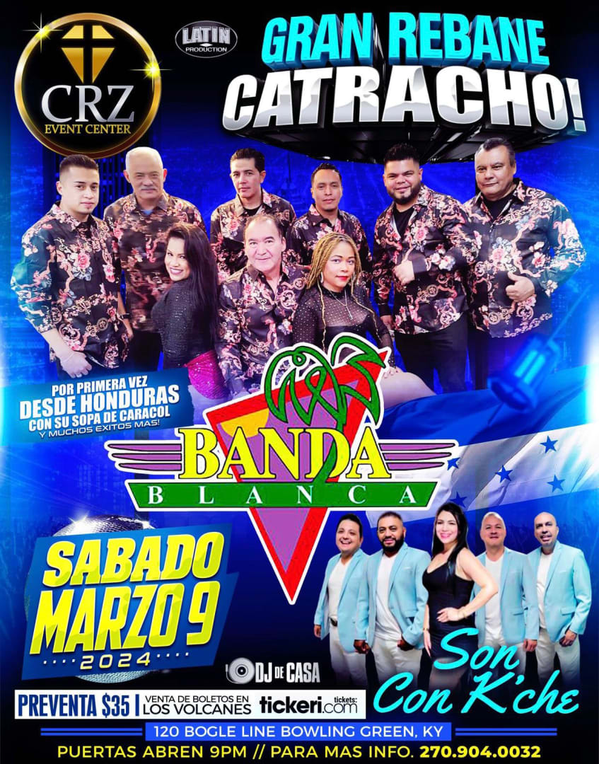 Event - BANDA BLANCA EN CONCIERTO ! - Bowling Green, KY - vie, 24 de enero de 2025} | concert tickets