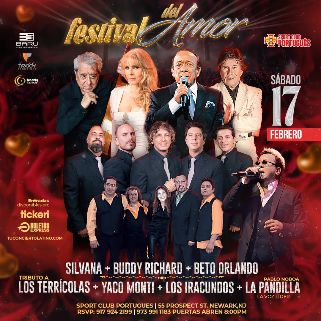 Event - FESTIVAL DEL AMOR 2024 EN NEW JERSEY - Newark, NJ - Sat, February 17, 2024} | concert tickets