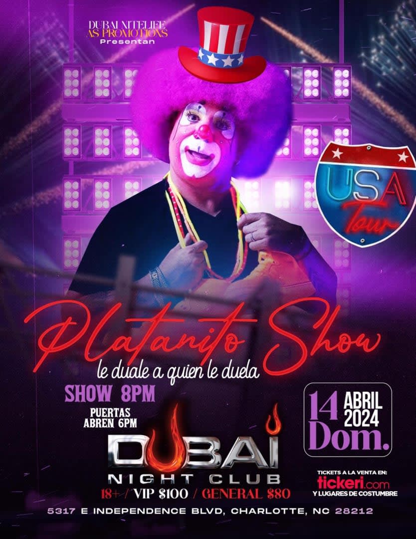 Event - Platanito Show Tour USA