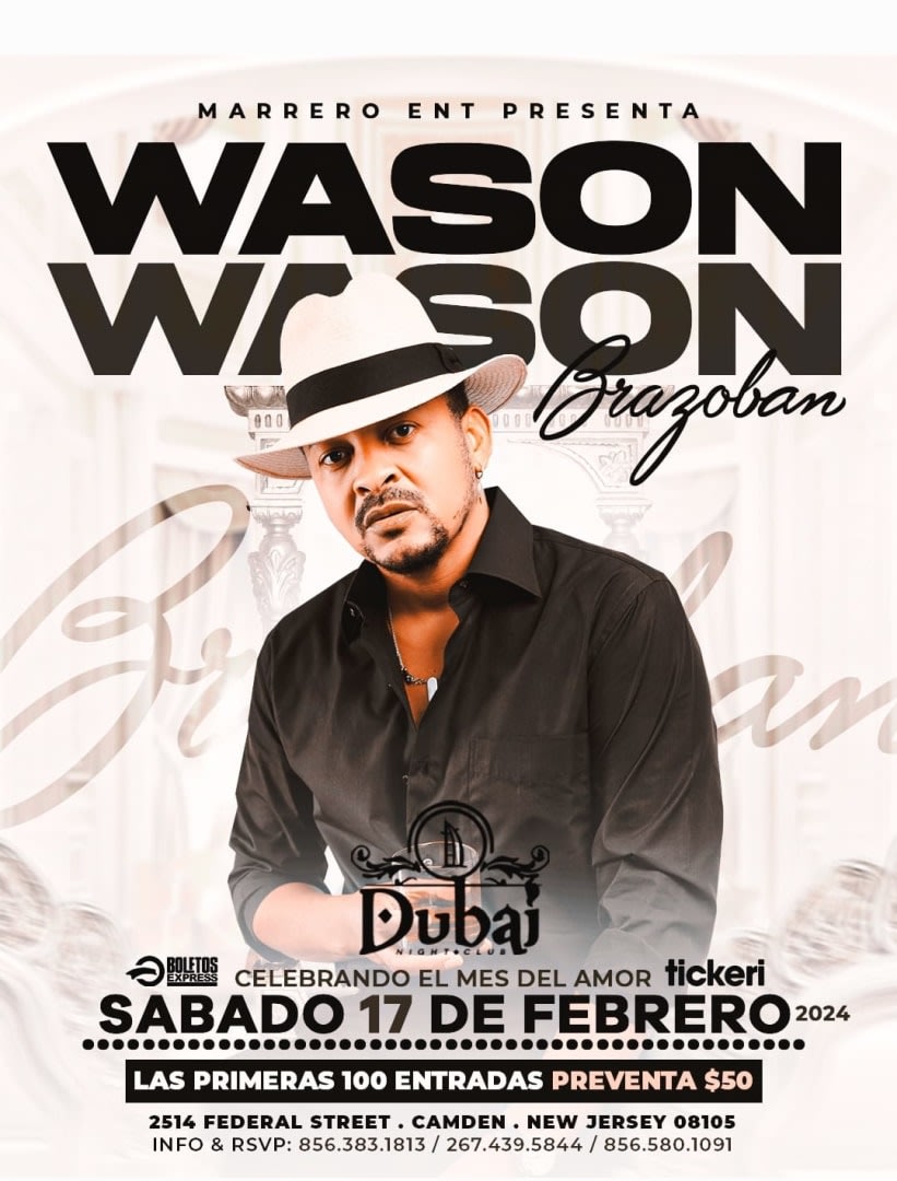 Event - Wason Brazoban (For Vip Table Purchase) - Camden, NJ - Sat, February 17, 2024} | concert tickets