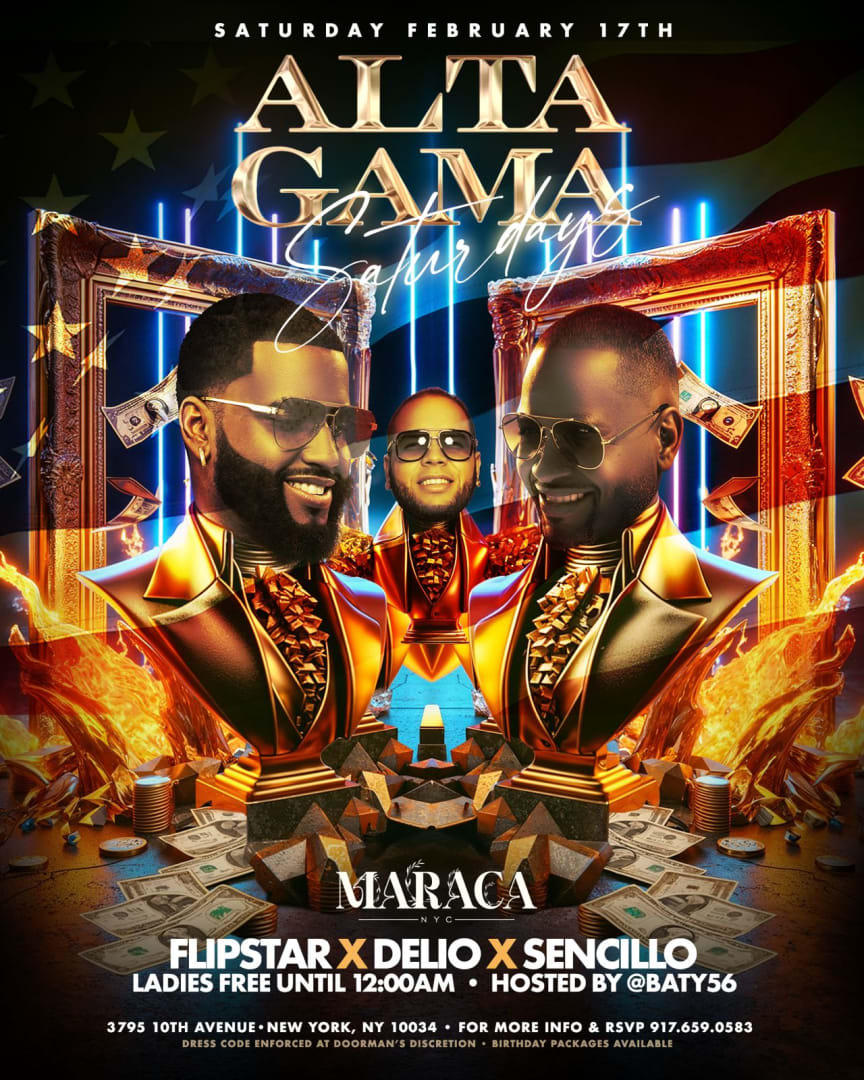 Event - Alta Gama Saturdays Presidents Day Weekend At Maraca NYC - New York, NY - Sat, February 17, 2024} | concert tickets