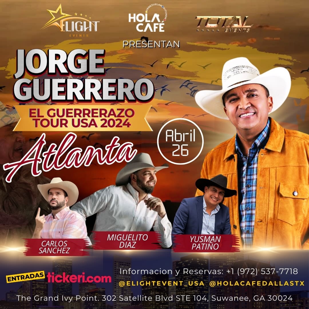 Event - Jorge Guerrero en Concierto El Guerrerazo Tour USA 2024 ATLANTA