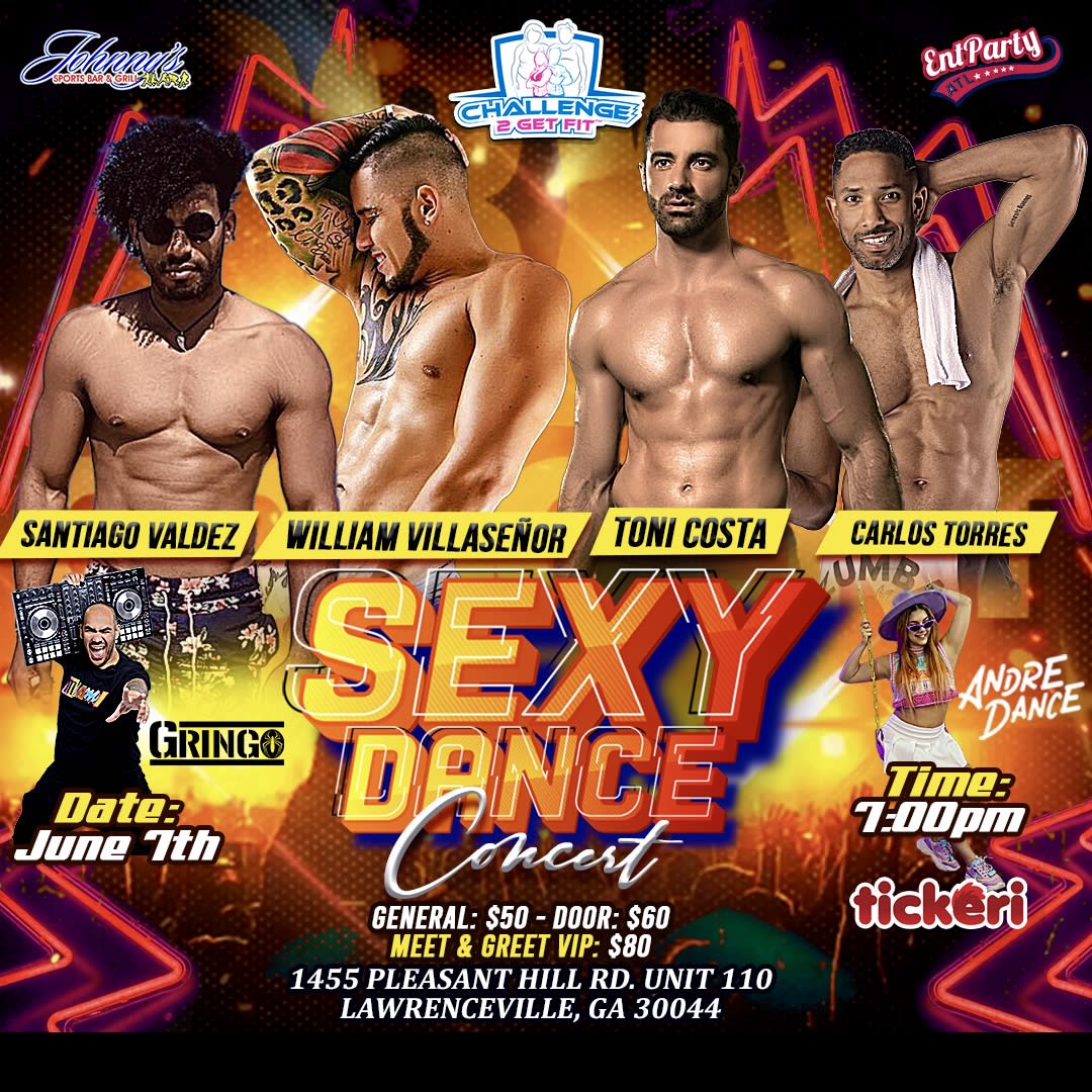 Event - SEXY DANCE CONCERT - Lawrenceville, GA - vie, 7 de junio de 2024} | concert tickets