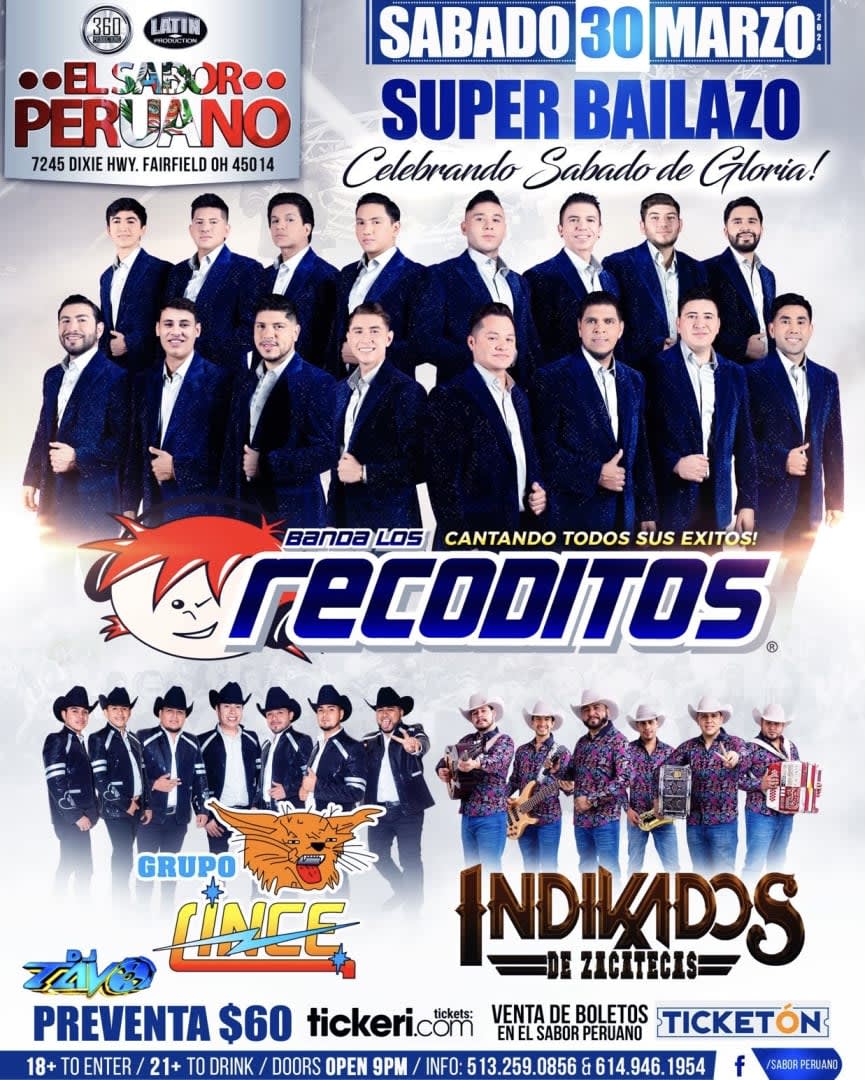 Event - Banda Recoditos, Grupo Lince, Indikados