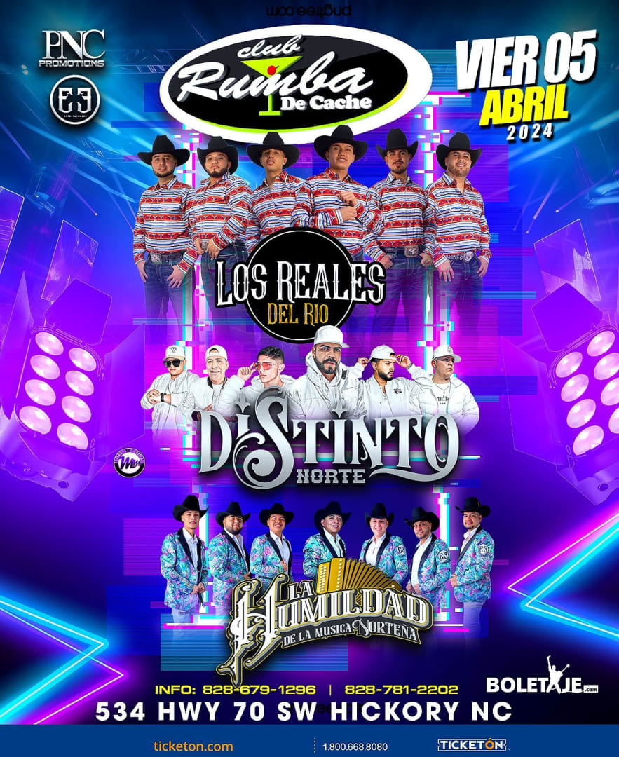 Event - LOS REALES DEL RIO, DISTINTO NORTE , LA HUMILDAD DE LA MUSICA NORTEÑA EN CONCIERTO !